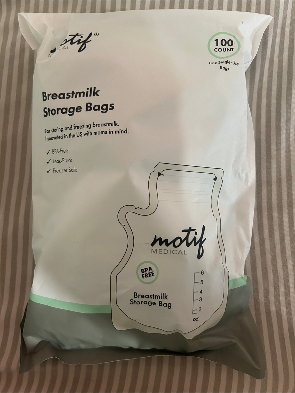 Motif and Abana Breastmilk Storage Bags - 200 Count